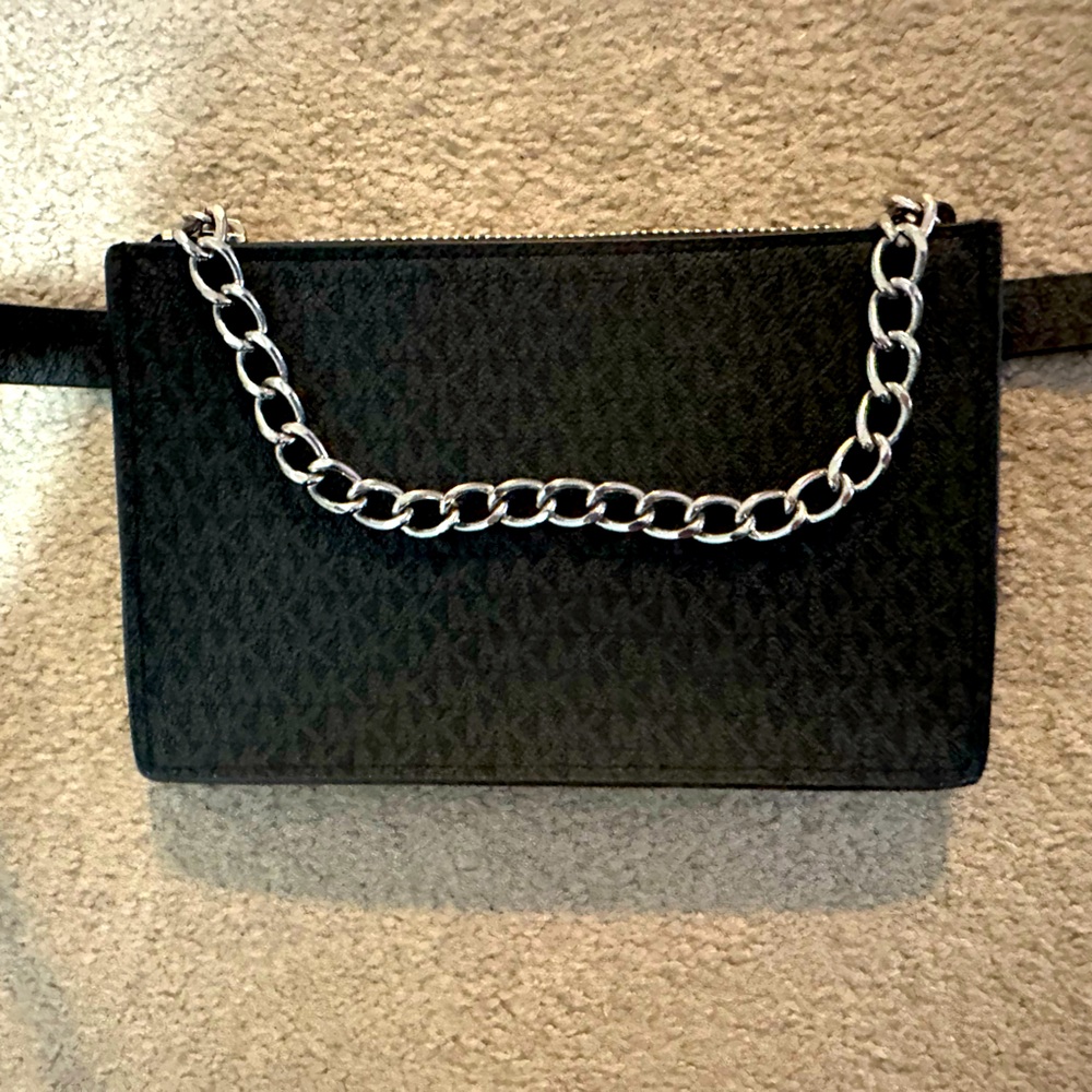 Michael Kors Black Chain belt/bag, nwt